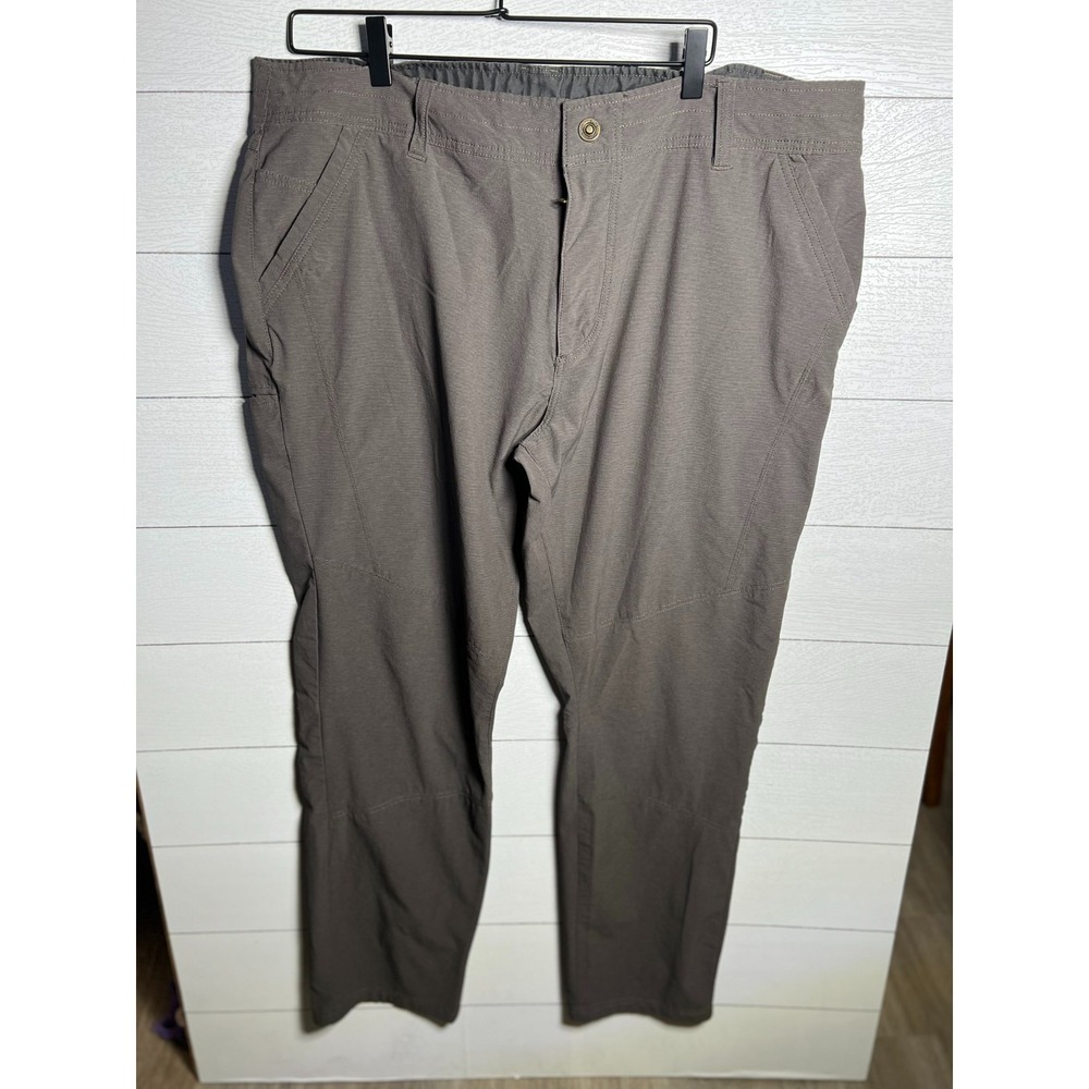 Kuhl Silencr Mens 42x32 Brown Ripstop Stretch Hiking Camping Outdoor Pants